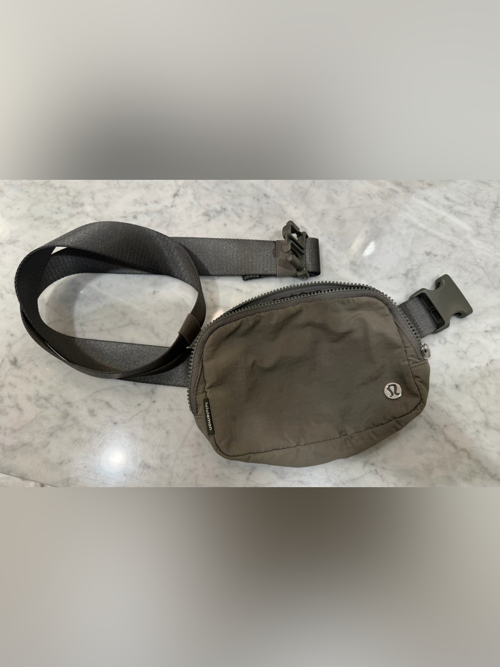 lululemon Olive Green belt bag